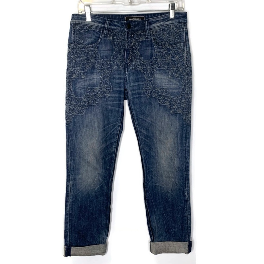Brokenbow Charlotte Boyfriend Jeans In Al Rosace Slow Vintage Size 26T